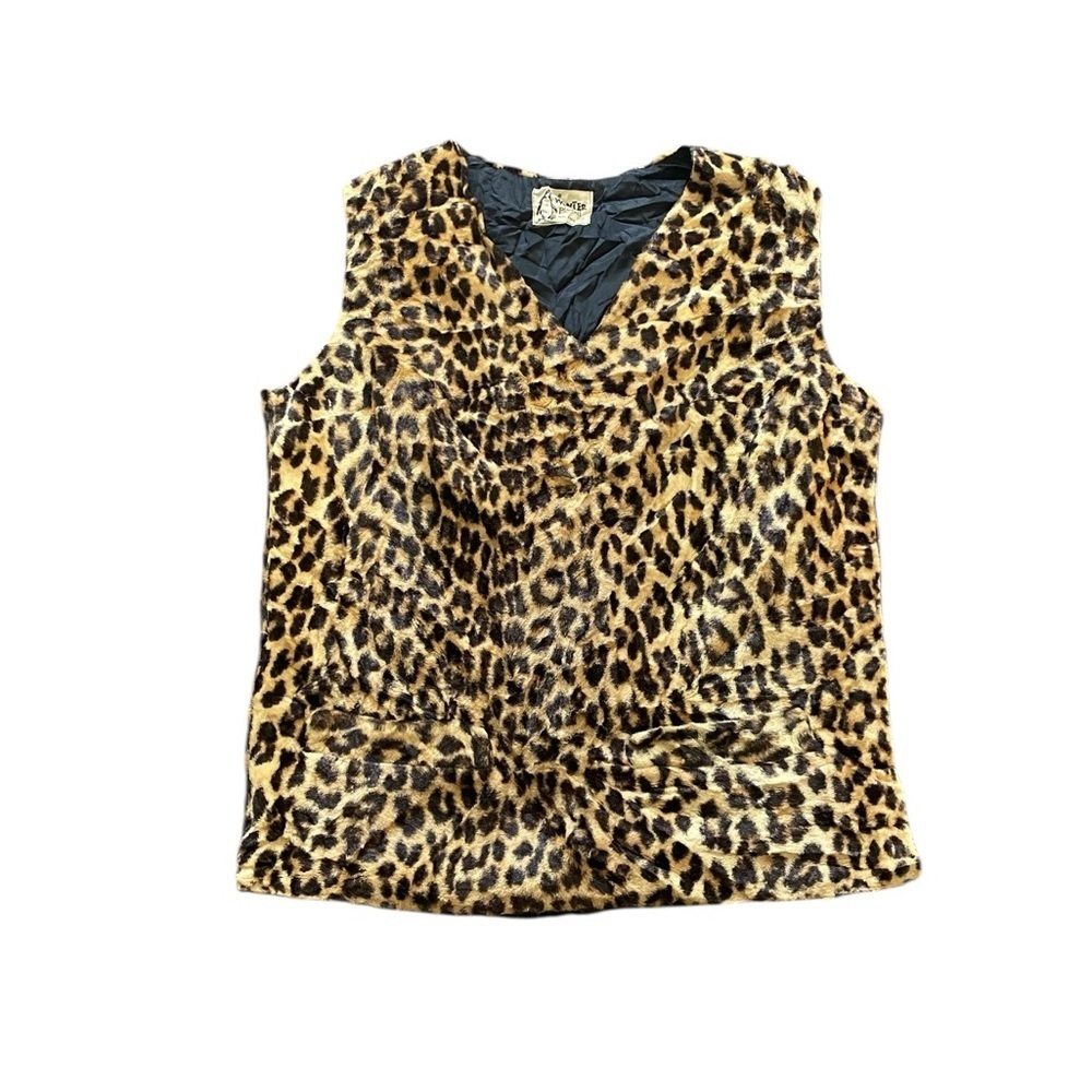 Cheetah print sleeveless top - Picture 2 of 13